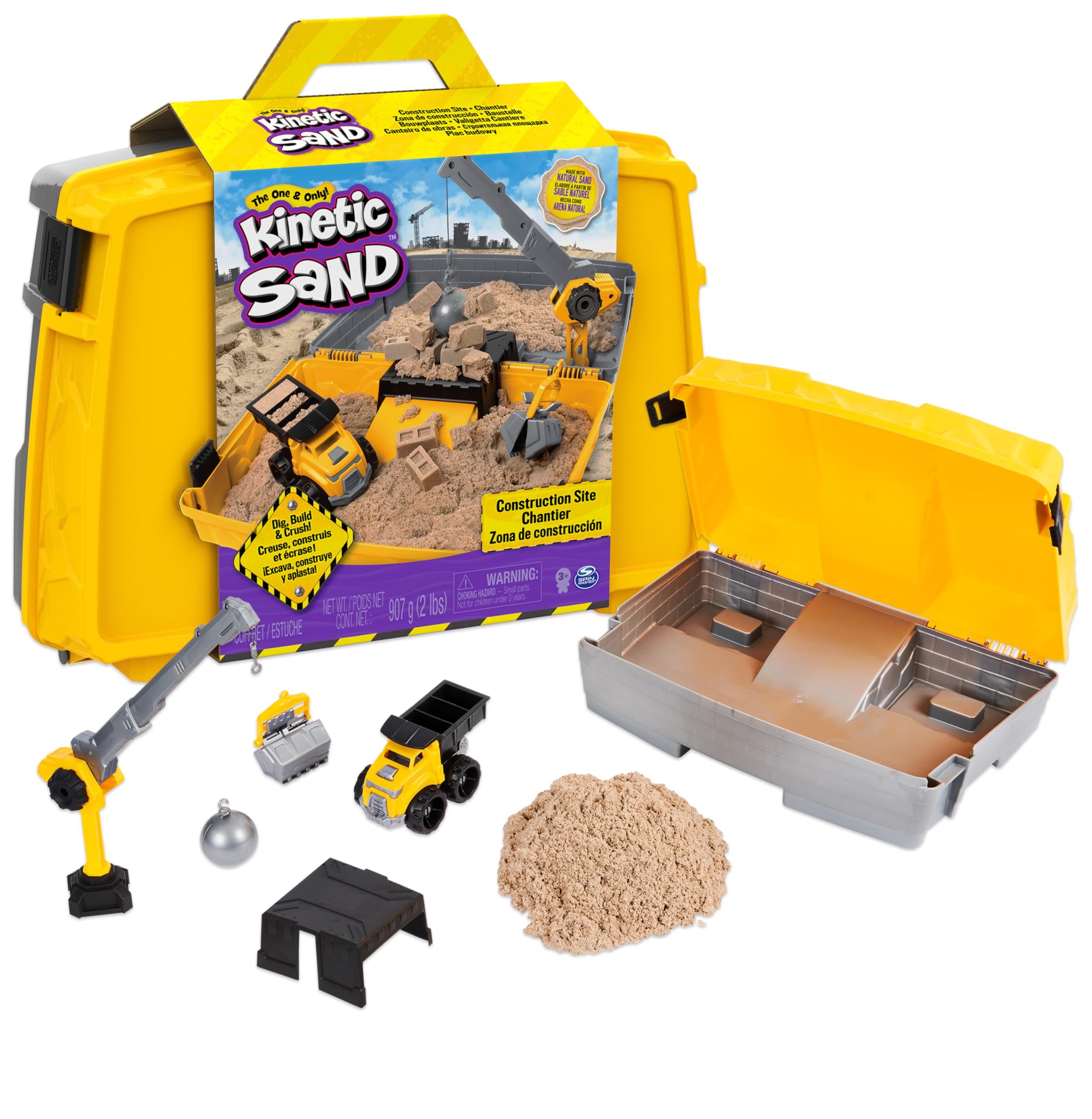 Kinetic Sand Sandbox โ 2lb Starter Set